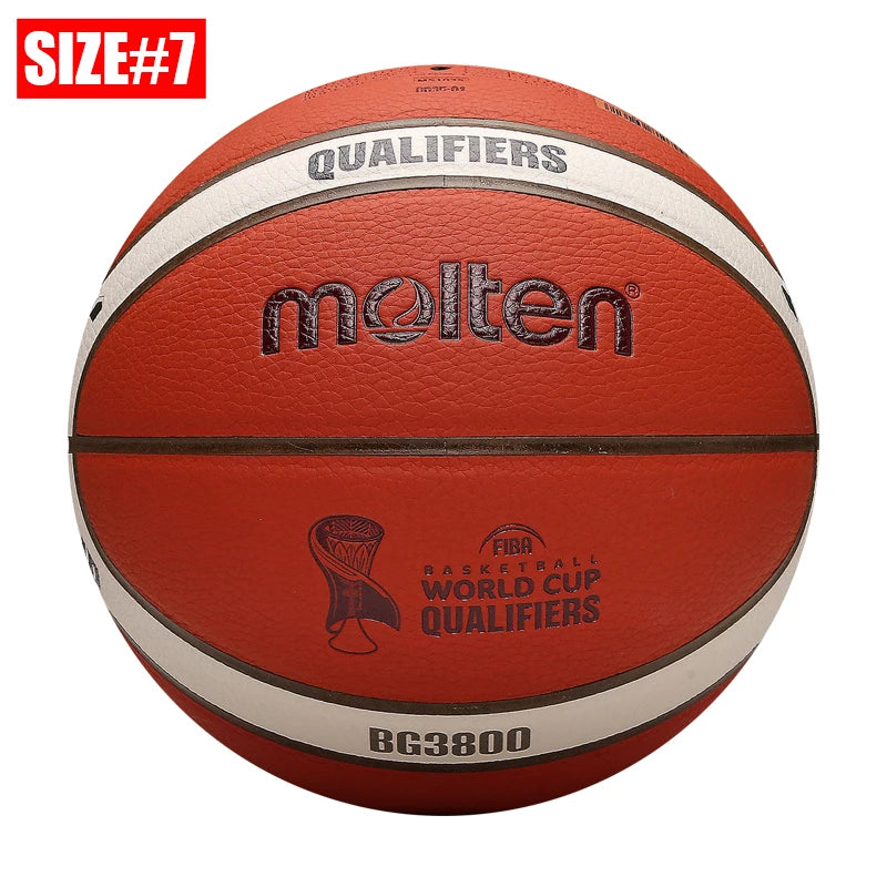 Balón de Baloncesto Molten 2026, Tamaño Oficial 7/6/5, Material PU, para Interior y Exterior, Entrenamiento, Partidos, Equipo, Baloncesto Original