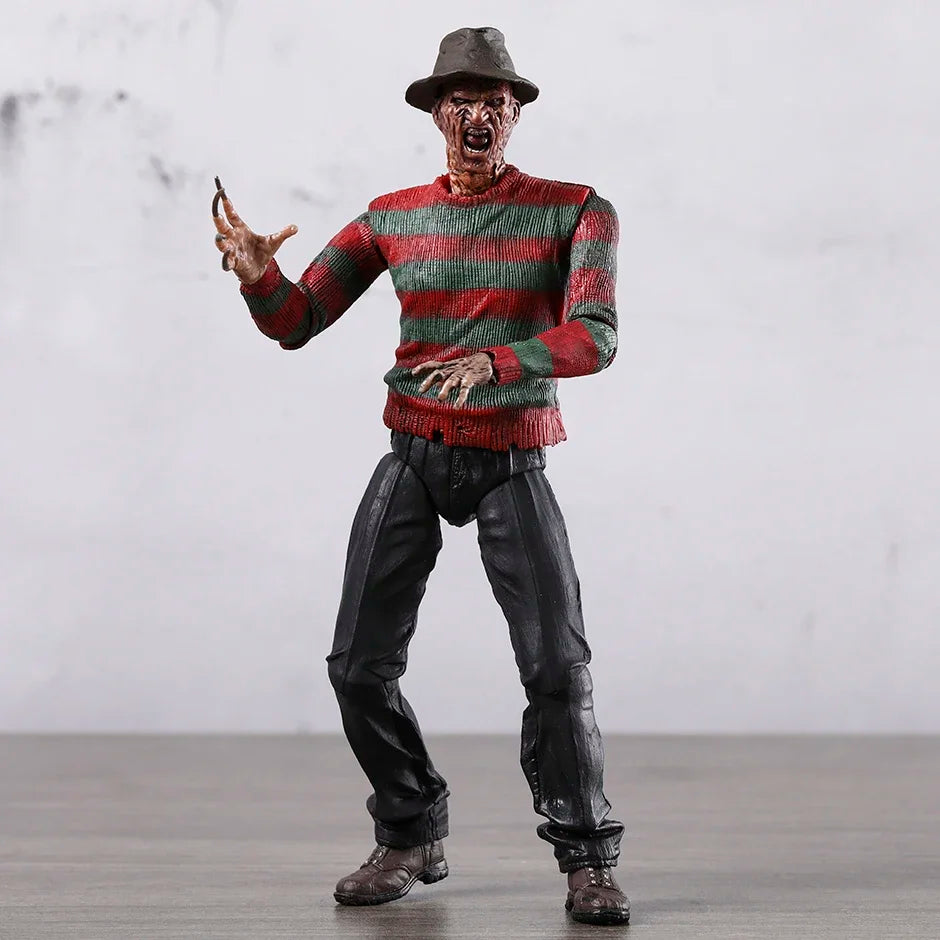 NECA Nightmare Parte 2 Figura de acción de Freddy juguete de modelos coleccionables figura de película de terror de Halloween