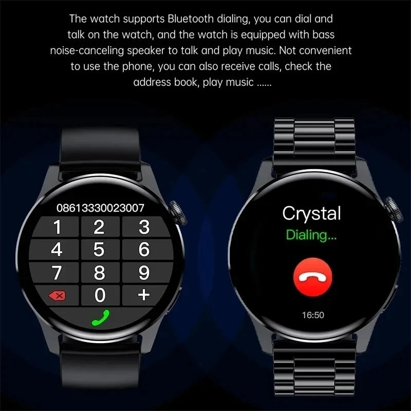 Reloj inteligente 2026 Watch 5 Pro con seguimiento GPS, pantalla AMOLED de 1.52'', resolución 360*360, llamadas BT, monitor de salud, resistente al agua, para hombre Ht30
