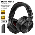 Oneodio Studio Max 2 auriculares inalámbricos negros con orejeras cerradas y estuche