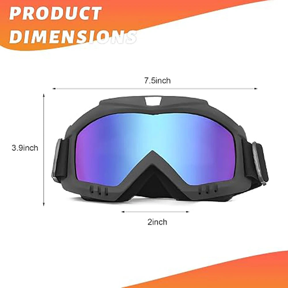 Gafas de protección para motocross, resistentes al viento, con lentes de alta definición, ideales para carreras y uso en terrenos irregulares, gafas para motociclistas y ciclistas, tanto para hombres como para mujeres.