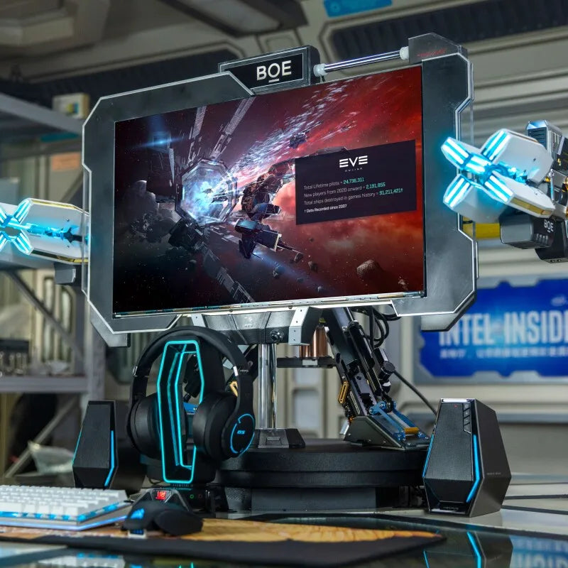 Máquina todo en uno con refrigeración por agua, concepto 4090, para juegos, deportes electrónicos y transmisiones en vivo.