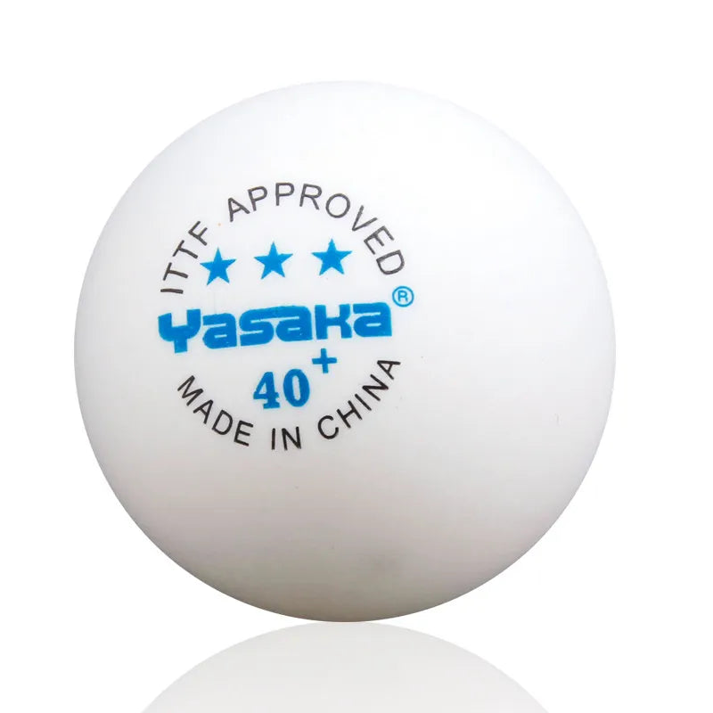Pelotas de tenis de mesa Yasaka ABS 3Stars, nuevo material, pelota de ping pong con costuras 40+, para entrenamiento y competición, pelotas duraderas