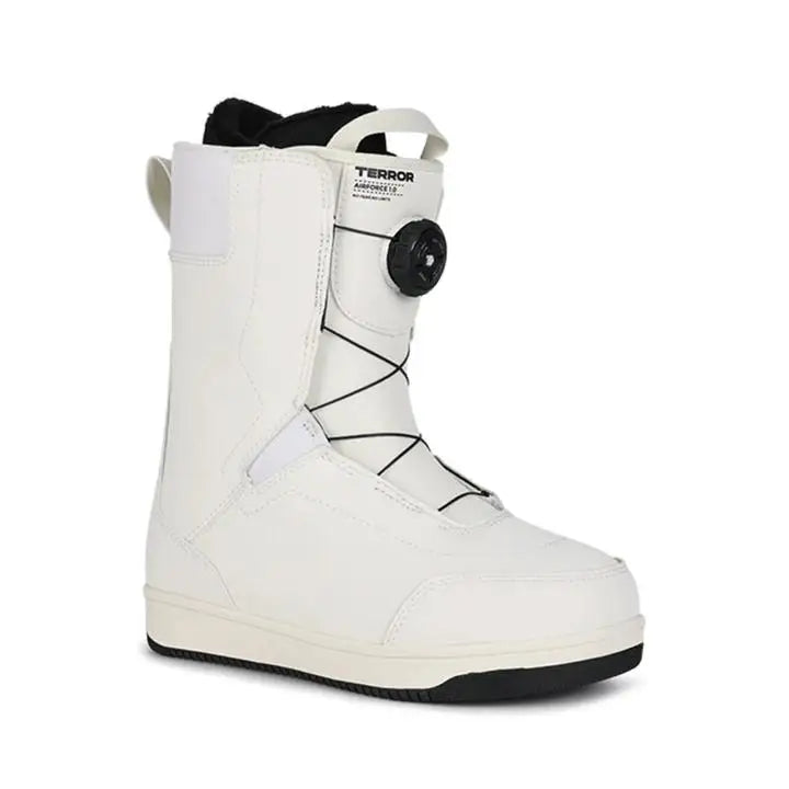Botas de Snowboard TERROR Force 1.0 de Inserción Rápida con Dial SPIN, para Todo Tipo de Montaña, Estilo Libre, Cálidas, Impermeables y con Soporte