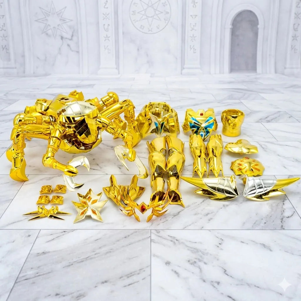 [Envío en 9 horas] CSMetal Armor Model Saint Seiya Myth Cloth EX Máscara de Muerte de Cáncer Figura de acción de los Caballeros del Zodiaco dorados