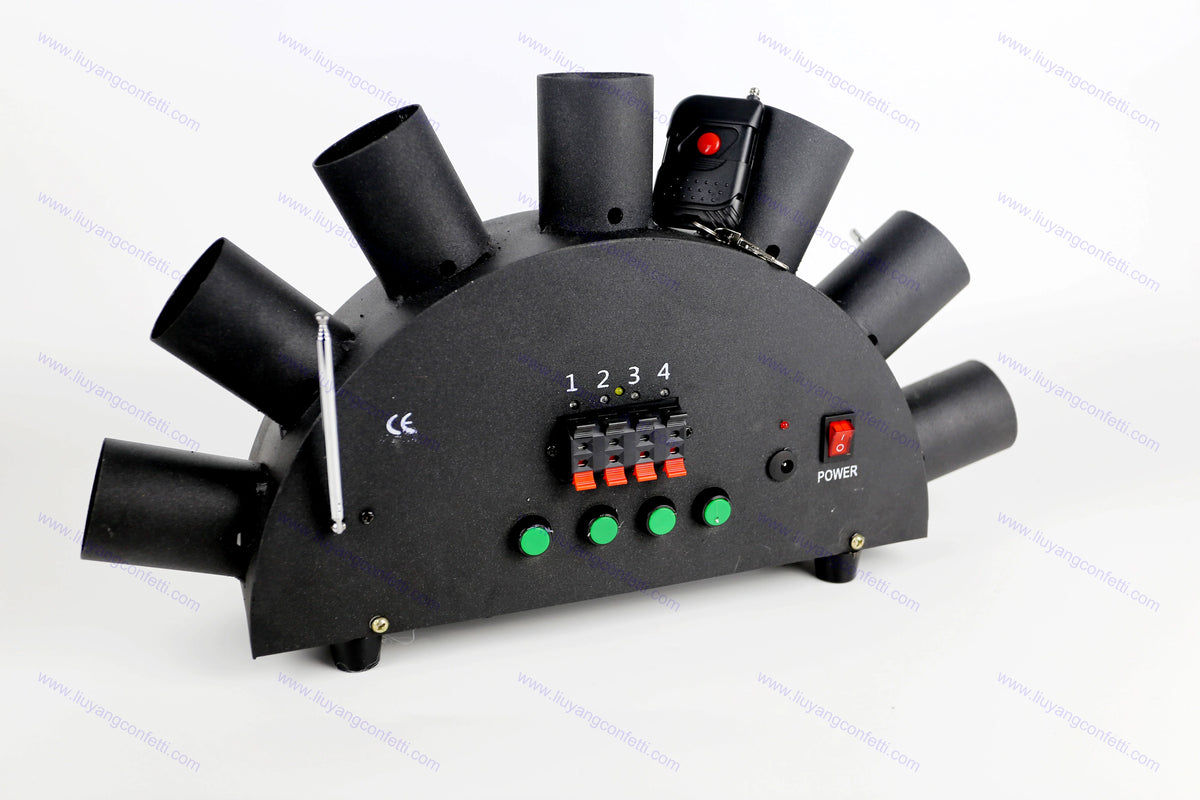 Máquina de Chispas Frías con Efecto de Ventilador, Fuente Pirotécnica de Escenario con Control Remoto, Sin Humo, para Decoración de Escenarios en Bodas y Fiestas de Compromiso