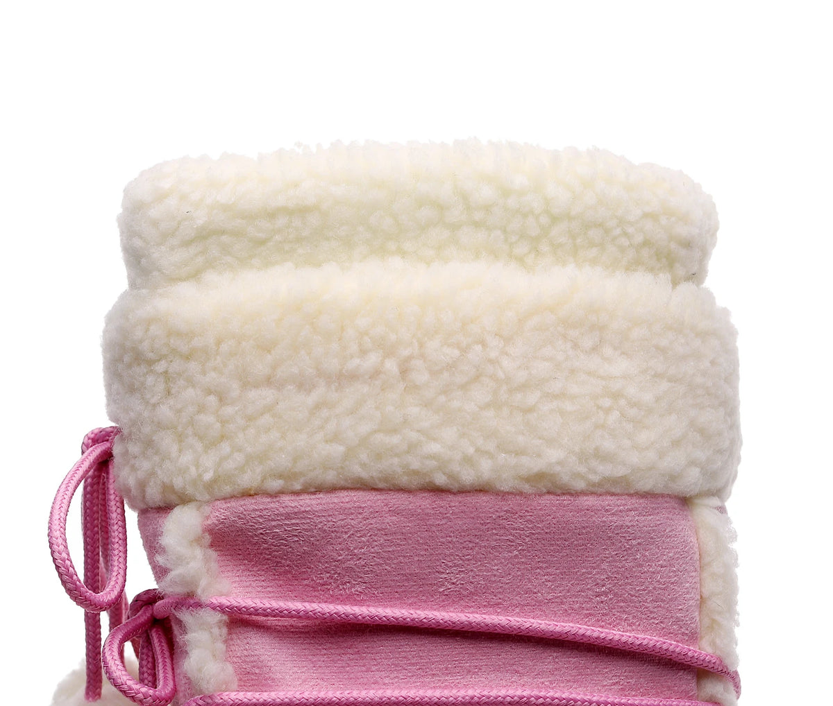 Botas de nieve rosas para mujer, botas de invierno para mujer, botas gruesas impermeables antideslizantes para exteriores, botas a media pantorrilla, zapatos de invierno cálidos de moda con forro de piel para mujer