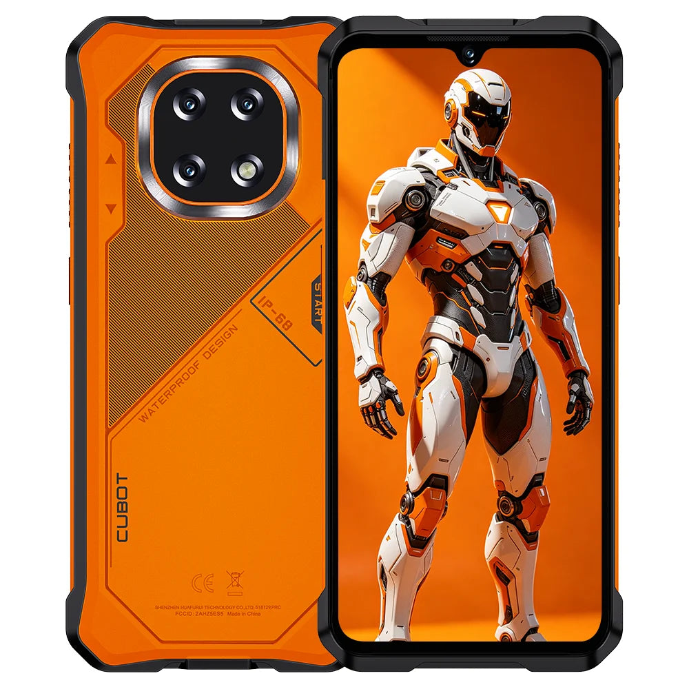 Smartphone Android Cubot King Kong ES 5, pantalla de 6.88" a 120Hz, hasta 24GB de RAM (12+12GB), 256GB de ROM, teléfono resistente, batería de 7000mAh