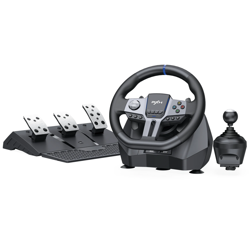 Volante de carreras PXN V9 Gen2 para juegos de 900 grados, simulador de coche, PC, PS4, Switch, simulador de conducción para ordenador, Euro Truck Simulator