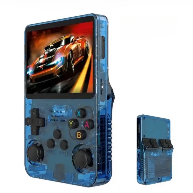 Retro Handheld Video Game Console 3.5 Inch IPS Screen Portable Pocket Player for Kids with Original LINUX Arkos System