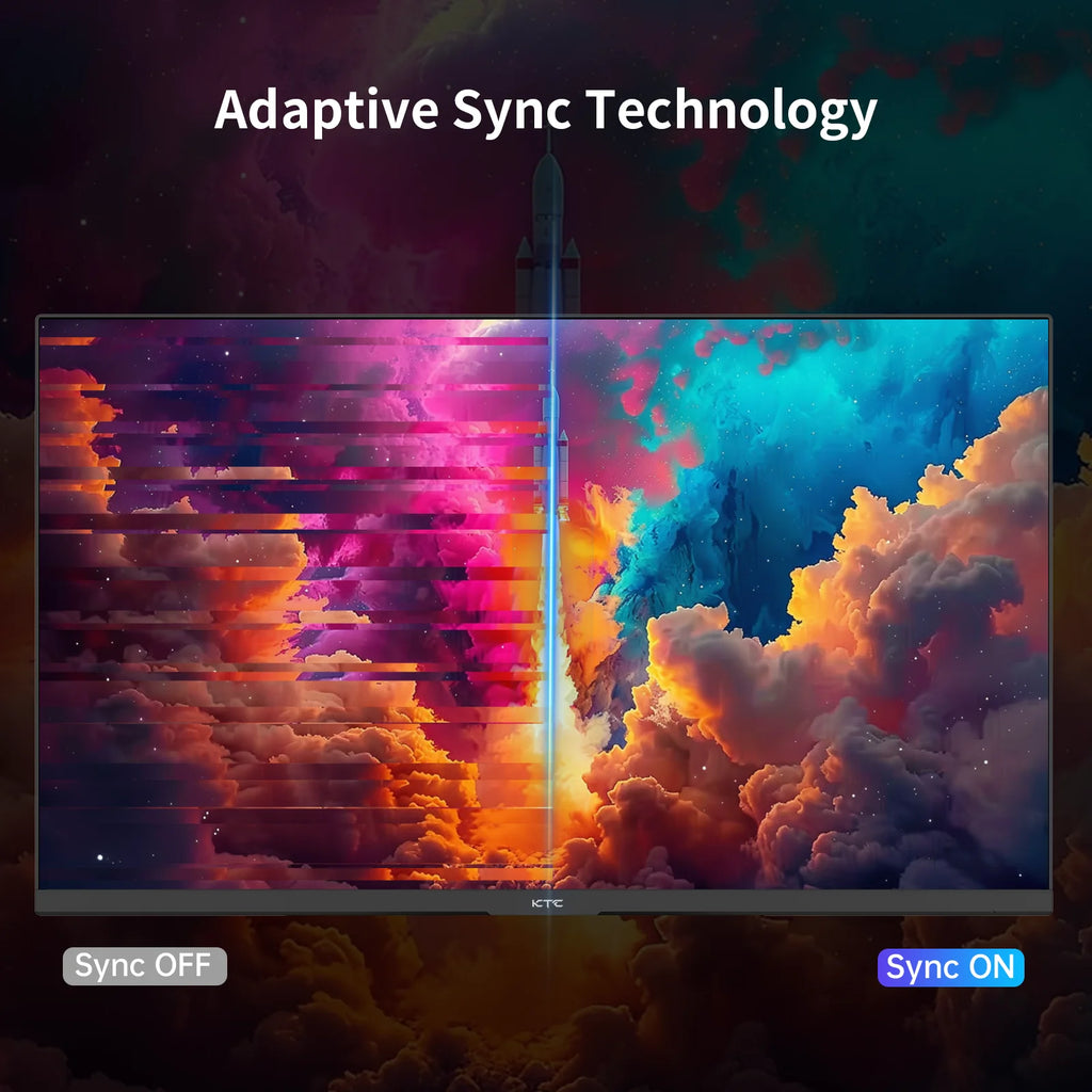 Monitor de computadora KTC de 24 pulgadas, resolución QHD, 100 Hz, panel IPS, 2K, contraste de 1300:1, pantalla con filtro de luz azul, cobertura de 122 % de sRGB, compatible con FreeSync y G-Sync, HDMI 2.0 y DisplayPort 1.4