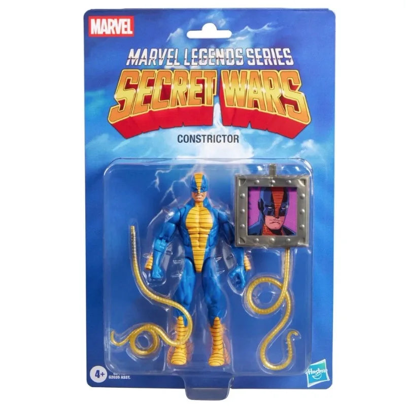 Hasbro Marvel Legends Series Secret Wars Spider-Man Alien Costume Falcon Daredevil Constrictor Absorbing Man Tarjeta coleccionable