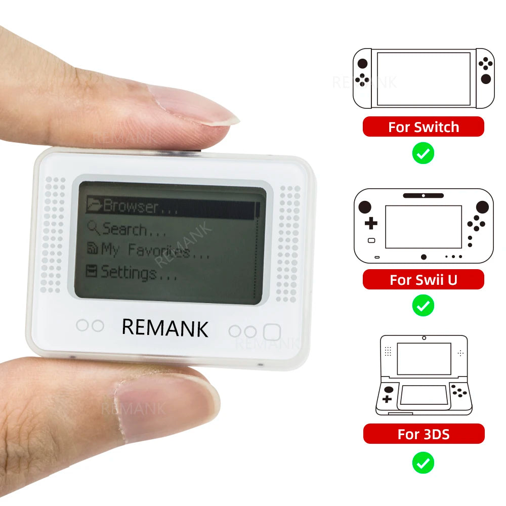 REMANK Emulador de Amiibo para Pixl, Simulador de Deslizamiento Infinito NFC para Emulador de Amiibo para Switch/Switch 2, Wii, 3DS, Accesorios de Juego