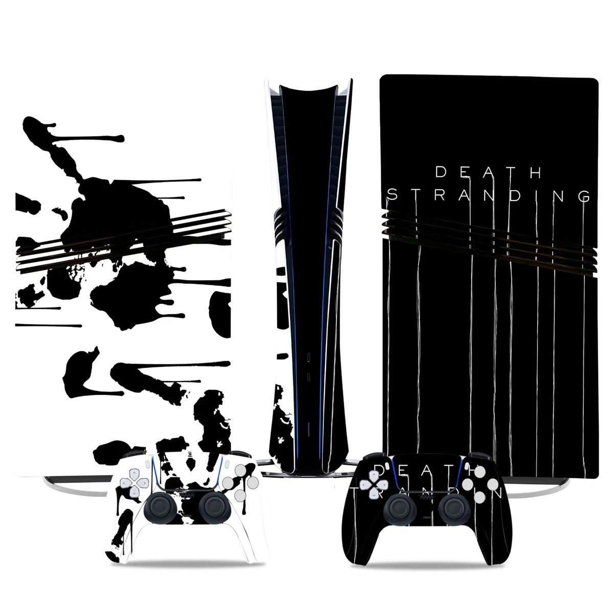 Juego completo de adhesivos protectores para consola PS5 Pro Digital y 2 mandos