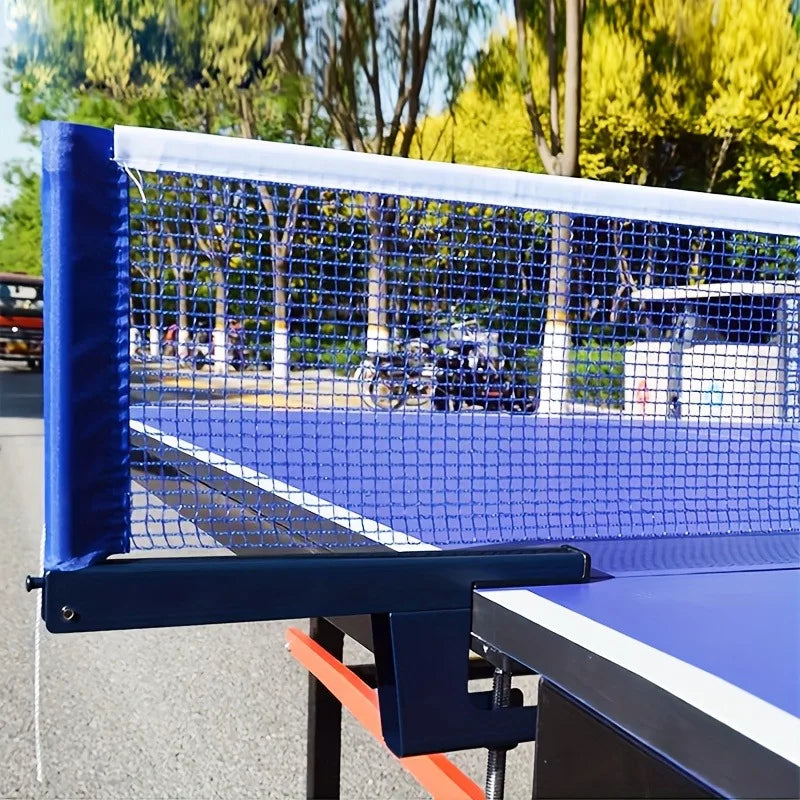 Juego de red y postes para tenis de mesa, estructura de red para tenis de mesa portátil y fácil de instalar, diseño de gran apertura para tamaño, tenis de mesa