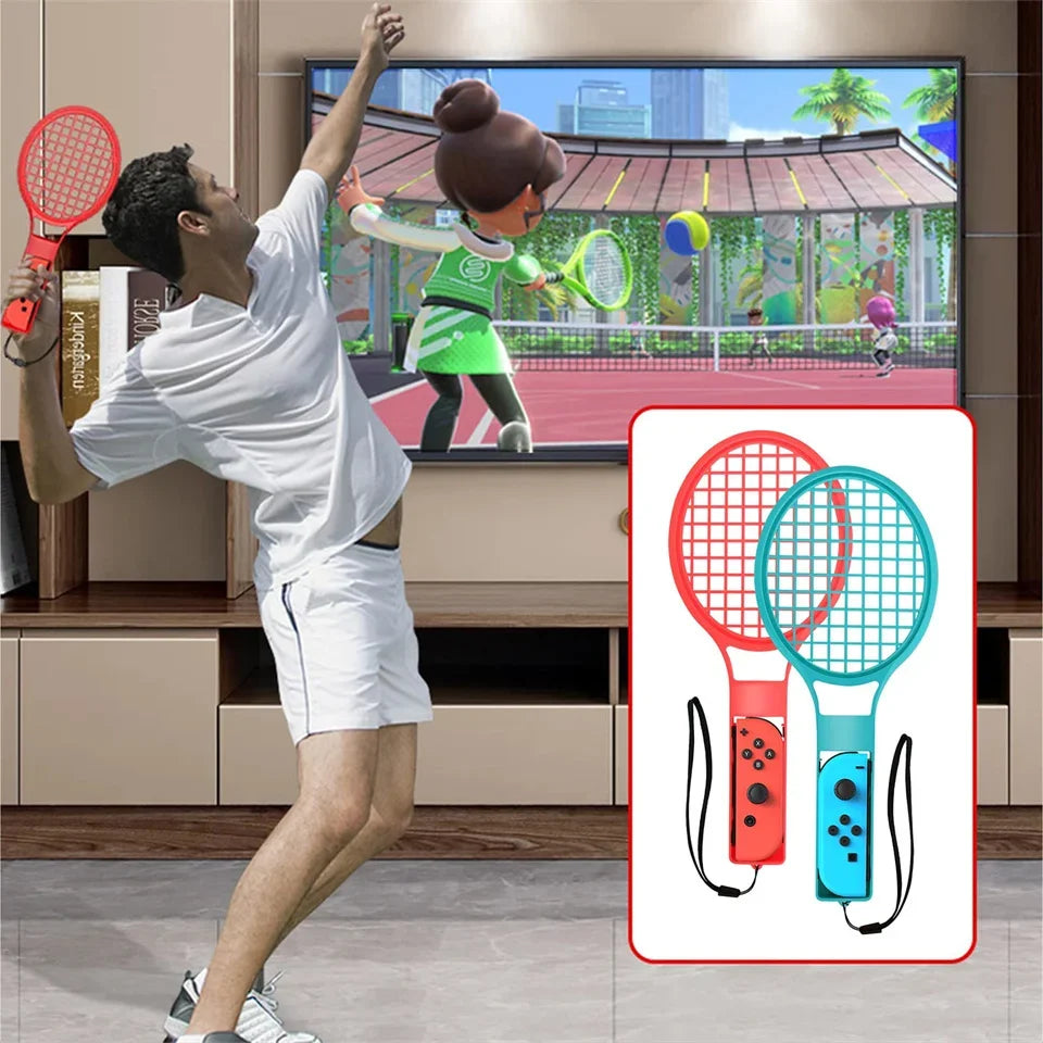 Paquete de accesorios deportivos 10 en 1 para Nintendo Switch, Kit de accesorios deportivos para juegos Oled con palos de Golf