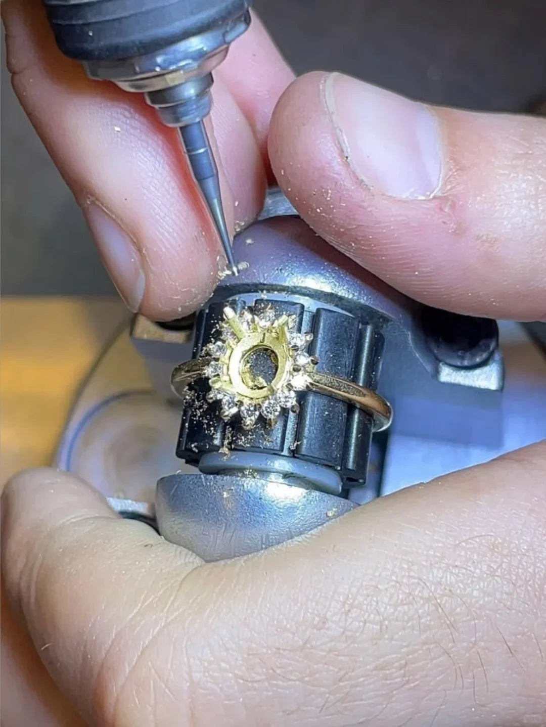 Joyería personalizada HPHT anillo de diamante cultivado en laboratorio para mujer anillo de boda de compromiso Jwewlry de alta calidad