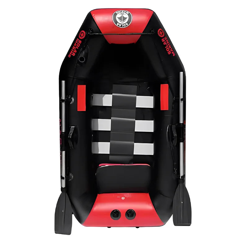 Bote de pesca inflable de PVC Solarmarine, barcos de carreras para una sola persona de 2M y Kayak de surf portátil para adultos, deportes acuáticos al aire libre