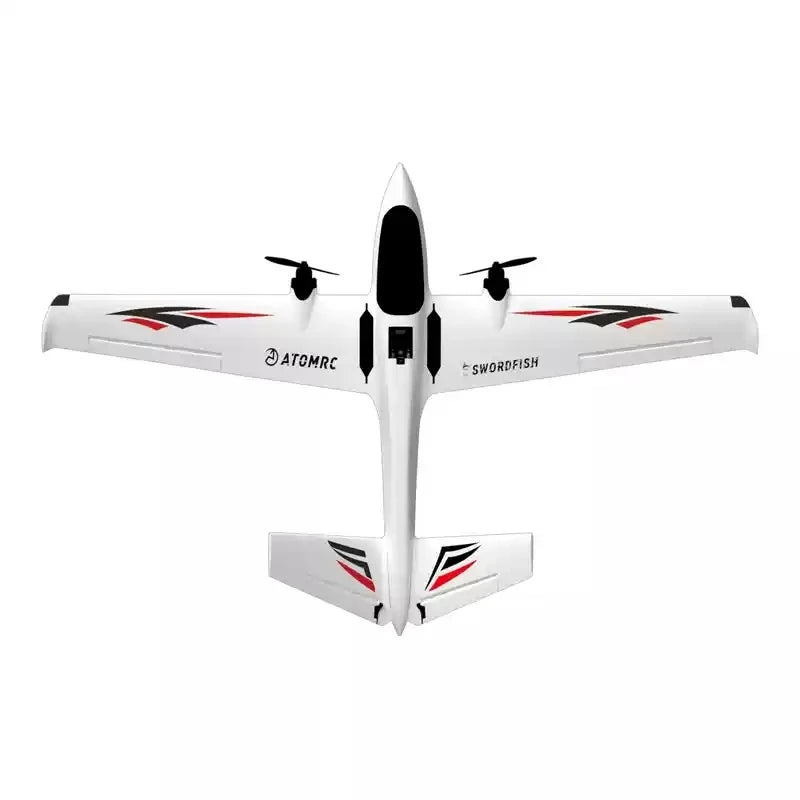 Atomrc modelo de ala fija Fpv Swordfish doble motor cola en V avión transversal de larga distancia vuelo Control remoto regalo para niños