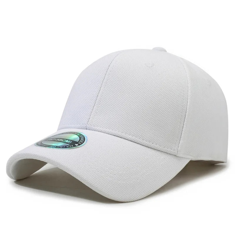 Gorras de béisbol cerradas para hombre y mujer, gorras para cabezas grandes y pequeñas, artículos de sombrerería de alta calidad