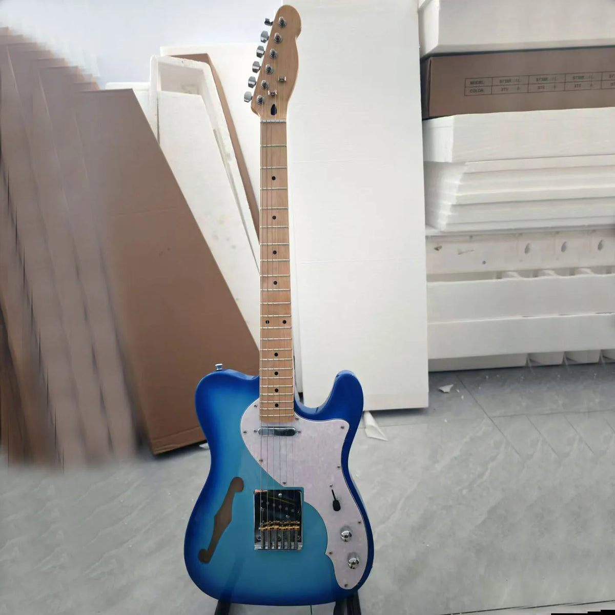 Guitarra Eléctrica de 6 Cuerdas con Pastillas Humbucker HH, Pasiva 1V1t3w, 20 Trastes, Cuerpo de Caoba, Mástil de Palisandro