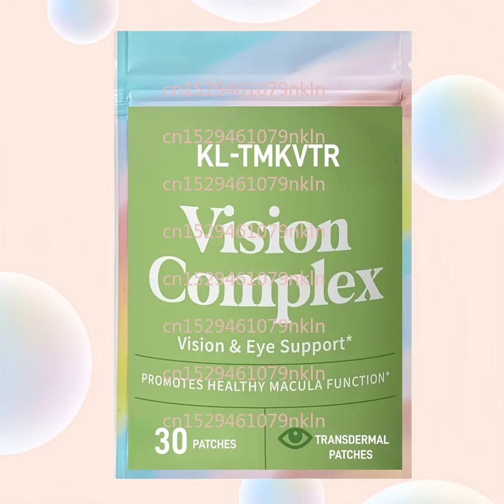 30 Parches Transdérmicos Vision Complex – Apoyo Diario para la Vista y la Función Visual – Mezcla de Extractos Herbales y Vitaminas