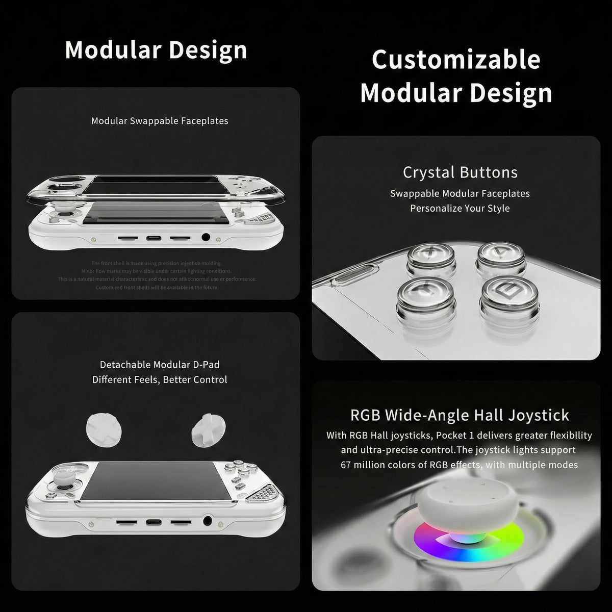 Consola de juegos portátil MINILOONG POCKET 1, pantalla IPS de 4'', salida HD, sistemas de código abierto, actualizaciones OTA, sistema operativo LOONG, nueva consola POCKET1