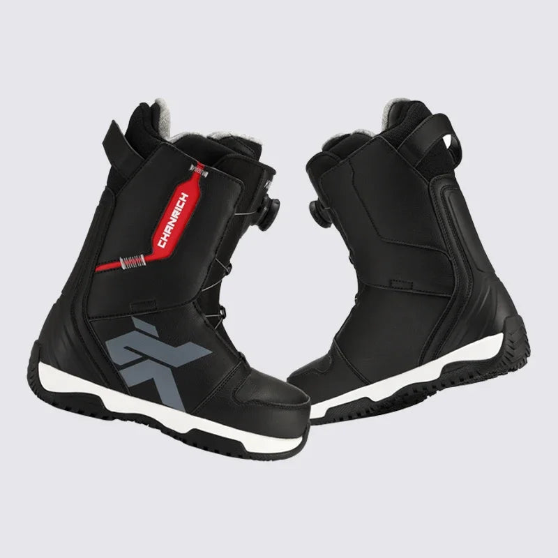 Zapatos deportivos de Snowboard para hombres y mujeres, botas de nieve, modelos de hebilla de alambre, zapatos de esquí térmicos, equipo de esquí cálido, botas de esquí para adultos, nuevo