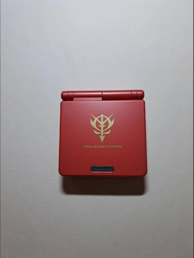 Gameboy Advance SP AGS-001 Consola de juegos GBA SP reacondicionada con nueva pantalla IPS Nueva carcasa y nivel de brillo ajustable