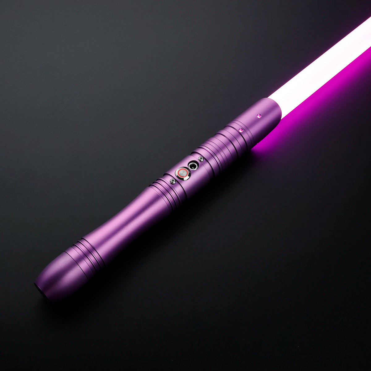 Sable de luz para duelo intenso DamienSaber Xeno3.0 con Bluetooth, swing fluido sensible, cambio de color infinito y 34 fuentes de sonido