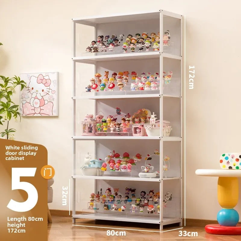 Vitrina expositora multifuncional para el hogar, caja transparente a prueba de polvo para modelos de juguete y figuras de colección (blind box)