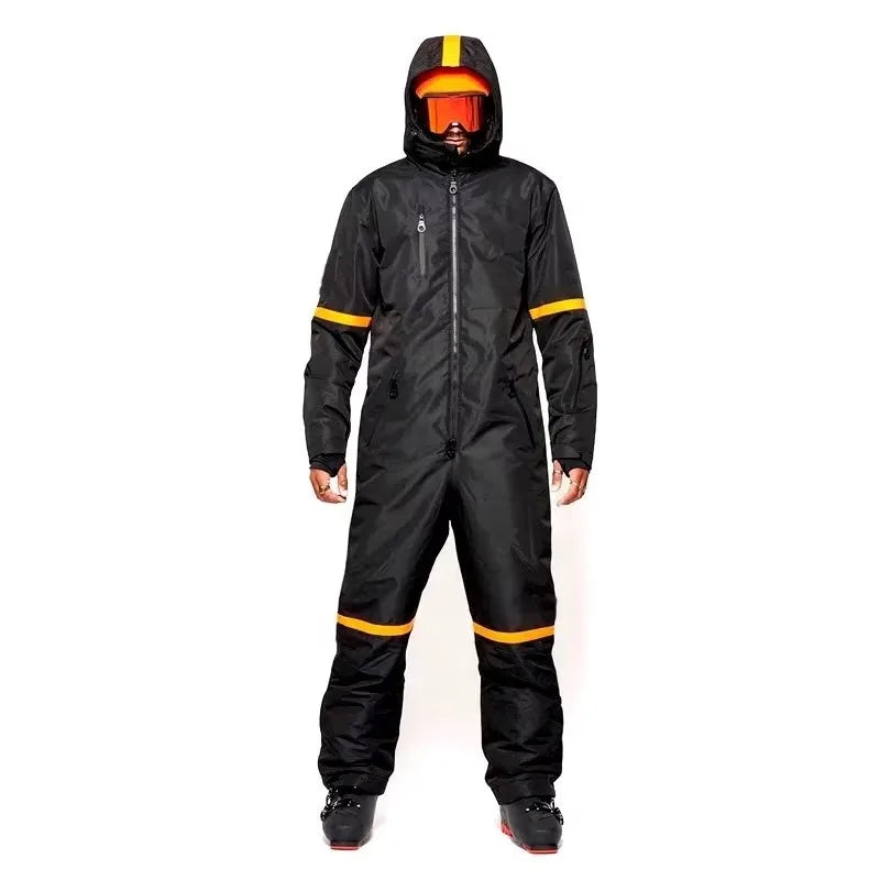 Traje de Esquí de una Pieza para Hombre y Mujer, Impermeable, Cortavientos, Mono para Snowboard, Cálido, Aislado, para Deportes de Nieve al Aire Libre en Invierno