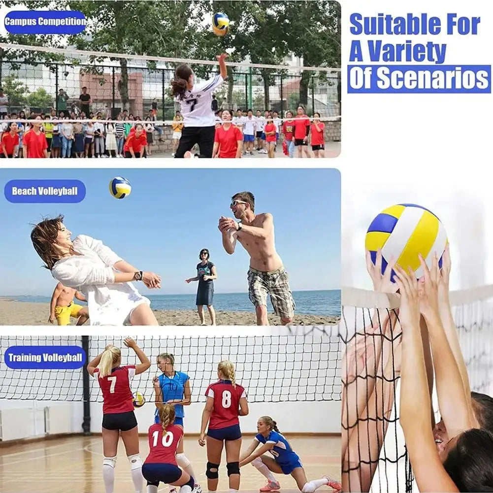 Pelota de juego de entrenamiento profesional de voleibol para jóvenes principiantes, pelota de práctica en interiores, voleibol de playa al aire libre