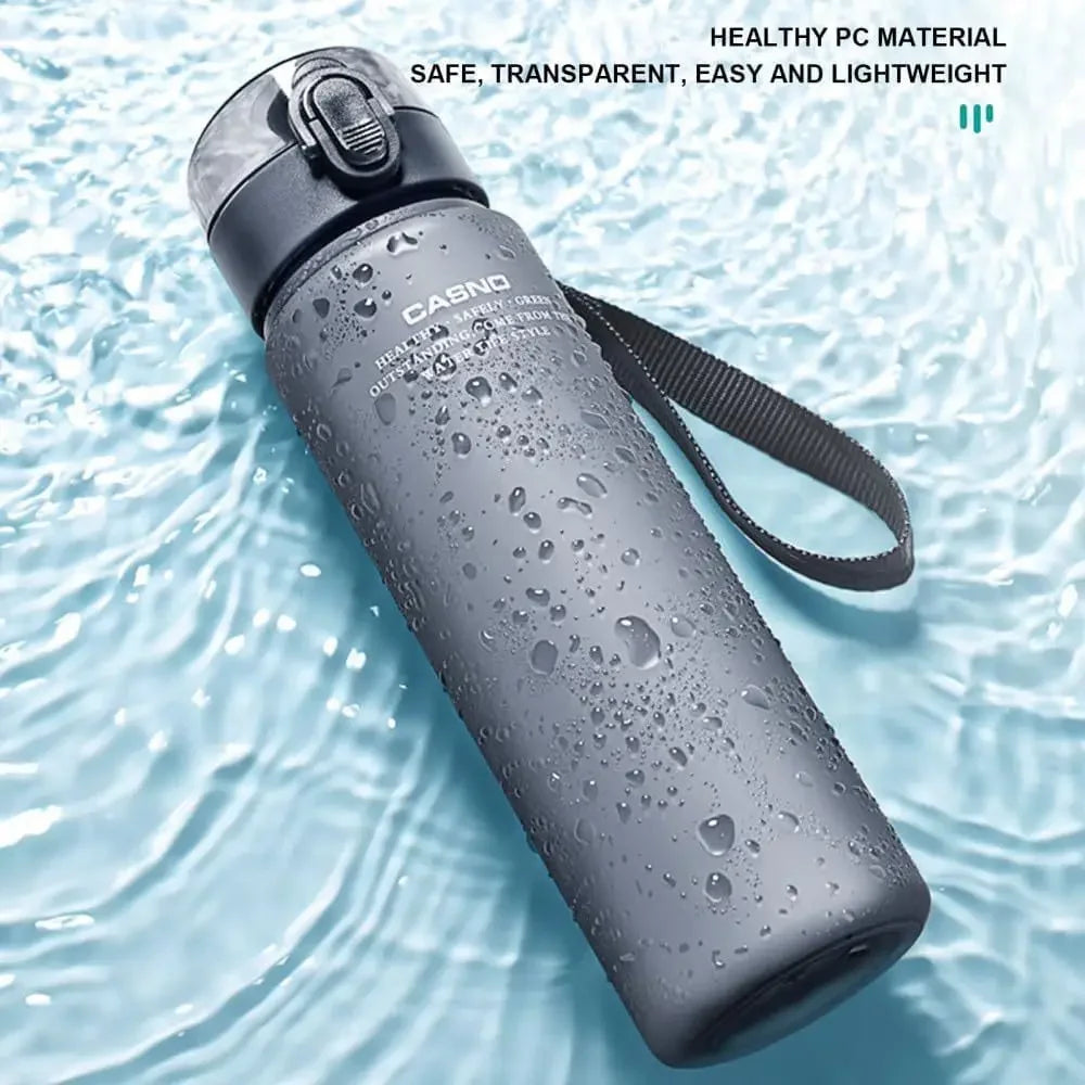 Botellas de agua de 20oz con botón bloqueado, botella esmerilada con una mano, 100% a prueba de fugas, sin pajita, traje con boquilla directa, deporte, oficina, Yoga, gimnasio