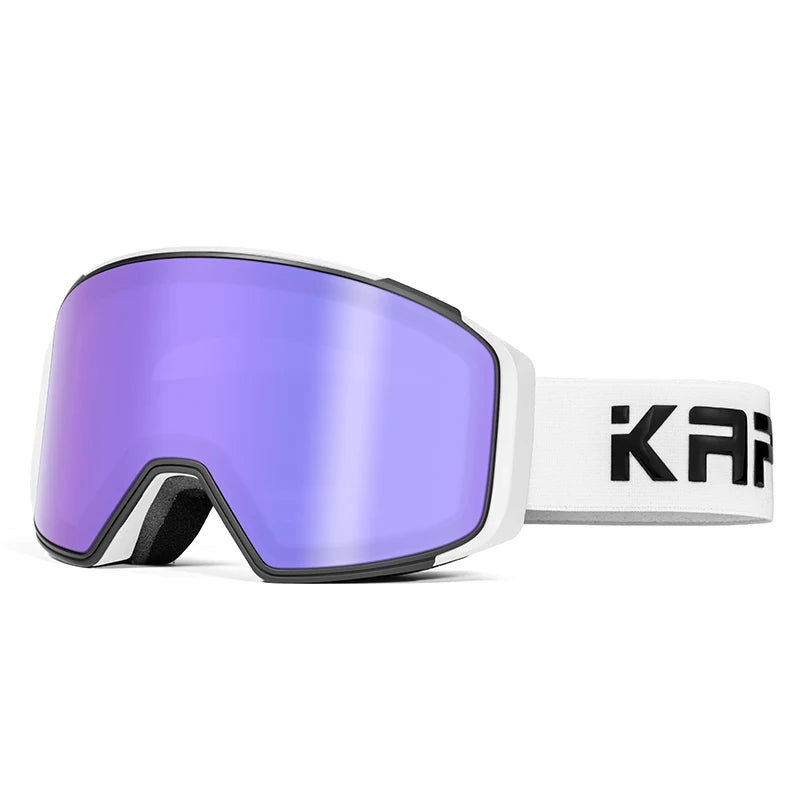 KAPVOE lente de atracción magnética deportes al aire libre gafas de esquí fotocromáticas protección esquí Snowboard correa antideslizante gafas de nieve