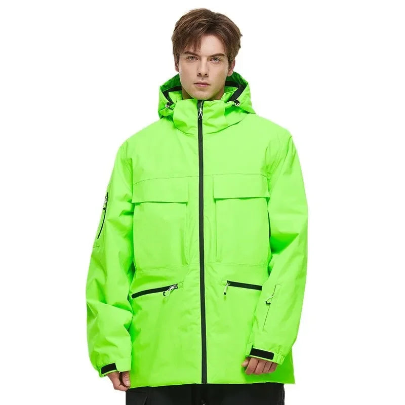 Nueva Ropa Térmica de Esquí para Hombre y Mujer, Temporada de Nieve 24-25, Ropa de Esquí y Snowboard Impermeable, Cortavientos y Cálida para Exteriores