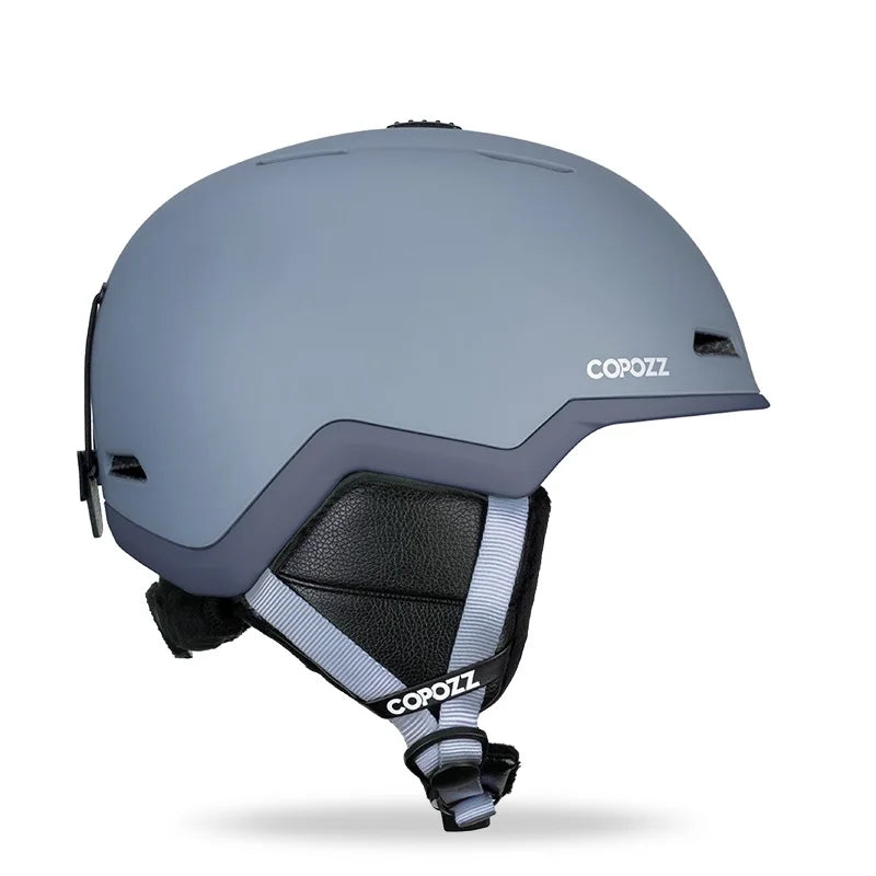 COPOZZ casco de esquí medio cubierto casco de esquí antiimpacto para adultos hombres mujeres esquí monopatín Snowboard casco de seguridad mujer hombre