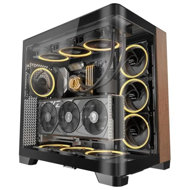 Nueva Computadora de Escritorio para Gamers OEM, Superventas, con Core i9/R9/R7 9800x3d 7800x3d 64GB para RTX 5080 5070 16GB, Nueva PC para Juegos