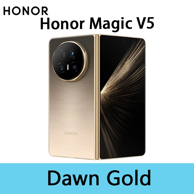 HONOR Magic V5 Versión EU Smartphone 5G Original Pantalla OLED Dual HDR Snapdragon 8 Elite 5820mAh 7.95" SuperCharge 66W