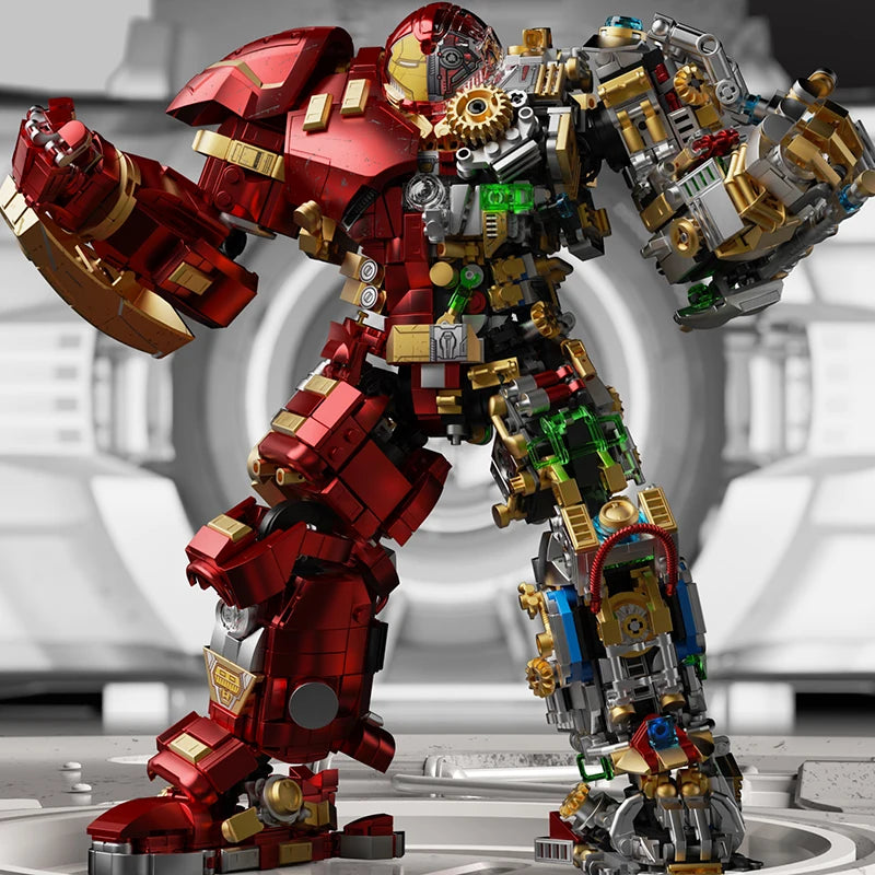 Más de 2700 Piezas de Bloques de Construcción Iron Heroes, Figuras de Acción de Robots de Guerra, Sets de Construcción Buster Mech, Ladrillos DIY, Juguetes para Adultos, Regalo, Decoración Genial para Habitaciones