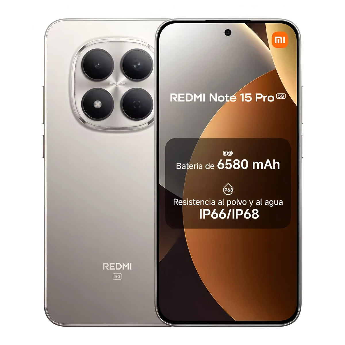 Xiaomi Redmi Note 15 Pro 5G, MTK Dimensity 7400-Ultra, 6.83" AMOLED Display, 120Hz, 200MP Camera, 6580mAh Battery, NFC