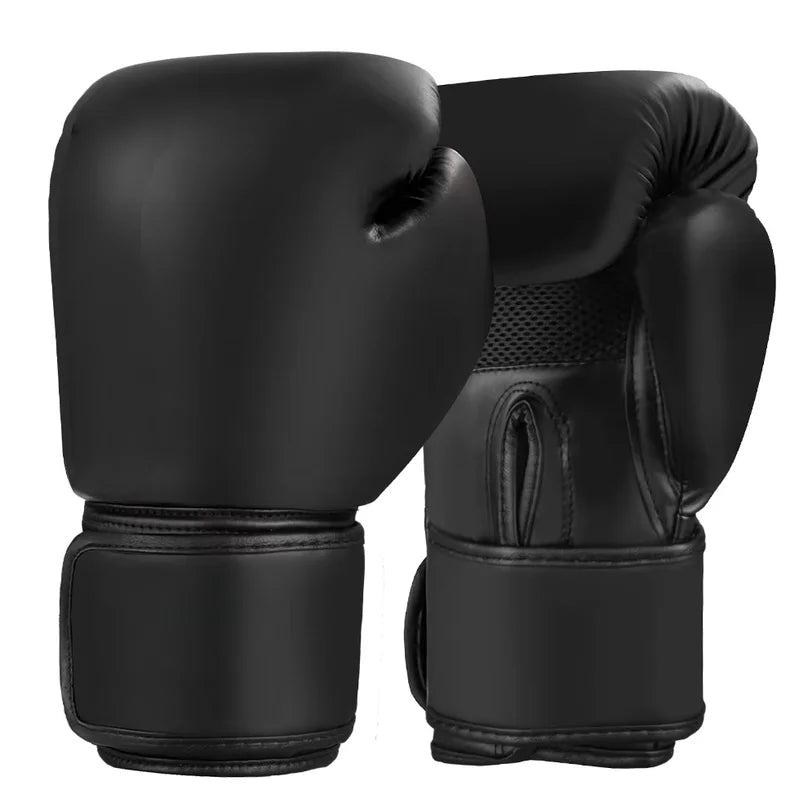 Guantes de boxeo de 6/8/10/12 onzas, profesionales, para adultos, para practicar Sanda, Muay Thai y artes marciales mixtas (MMA), tanto para hombres como para mujeres, ideales para entrenamientos y combates en saco de boxeo.