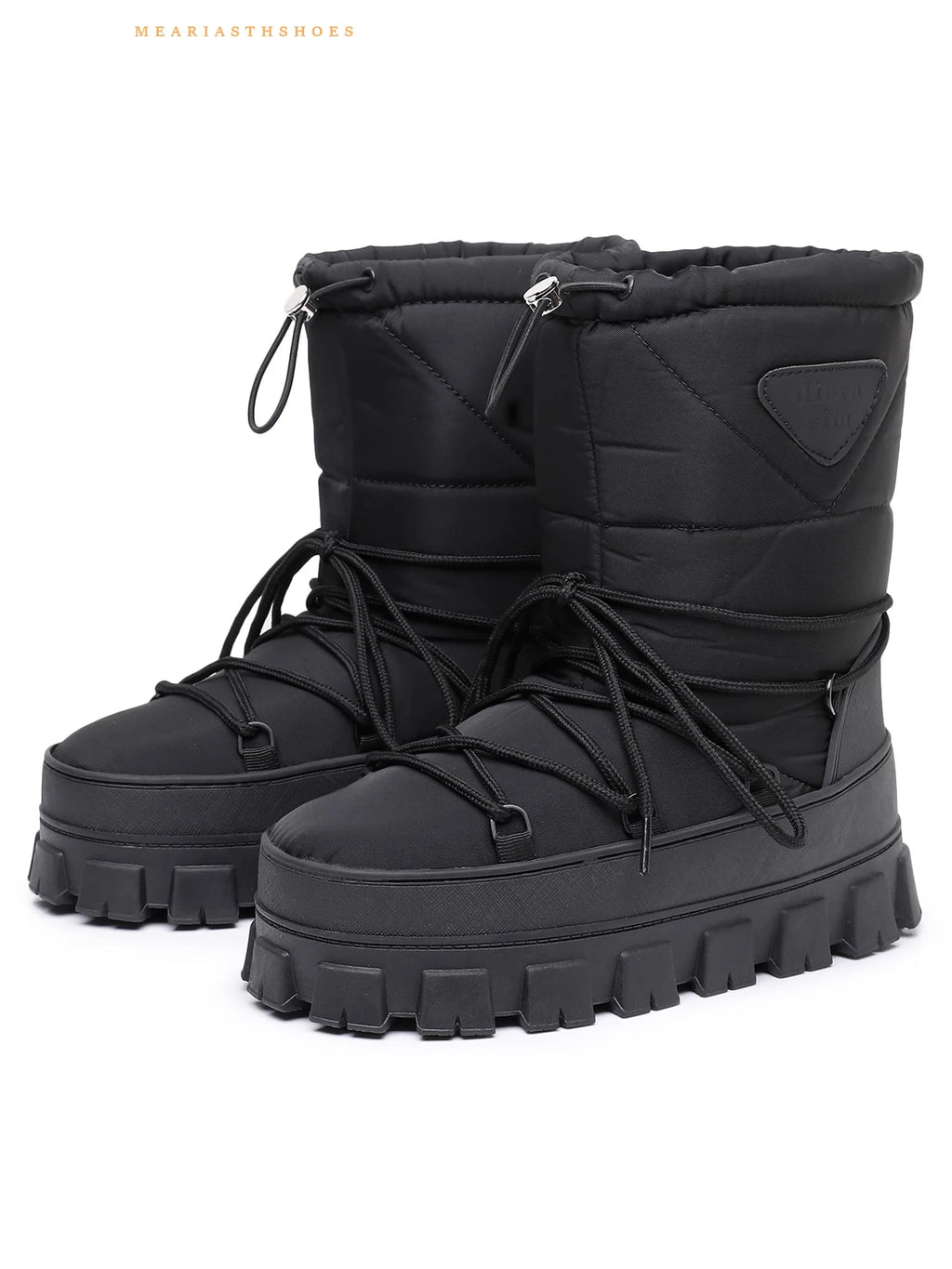 Botas de nieve de invierno 2026, botas de esquí a media pantorrilla para mujer, cuñas, botas de piel peluda y esponjosa, botas cálidas de algodón con plataforma alta para mujer, talla 36-41