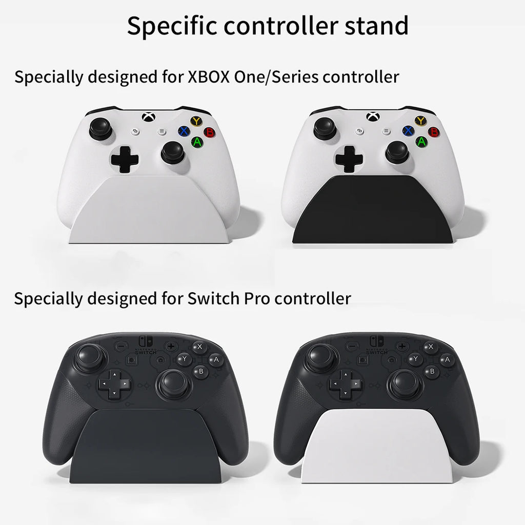 Soporte para controlador de juegos para Switch Pro / Xbox One, mando de plástico para mando de escritorio, soporte para mando de la serie Switch Pro/Xbox