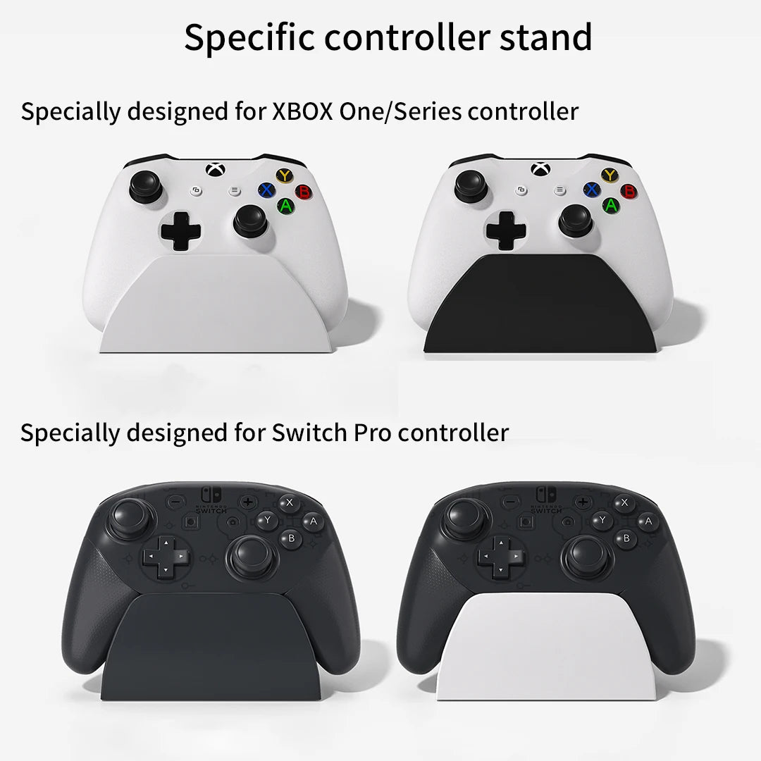 Soporte para controlador de juegos para Switch Pro / Xbox One, mando de plástico para mando de escritorio, soporte para mando de la serie Switch Pro/Xbox