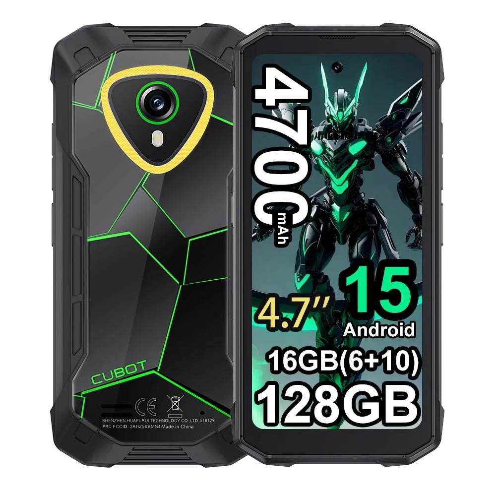 [Enviado desde Polonia] Cubot KingKong Mini 4 Mini Smartphone resistente pantalla de 4,7 pulgadas 90Hz 4700mAh 6GB+128GB NFC 48MP Android 15