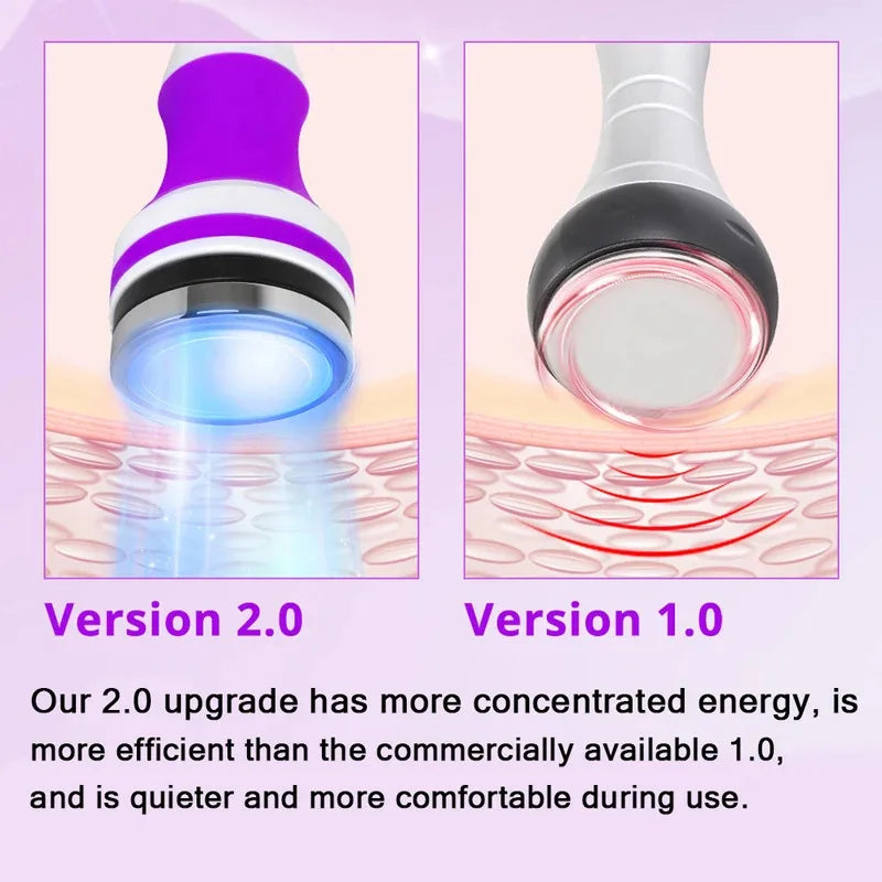 2025 5 en 1 Máquina de Cavitación Ultrasónica 40K Vacío Pérdida de Grasa Moldeadora Corporal Elimina Arrugas Dispositivo de Belleza Refared Uso en Casa Anti Ce