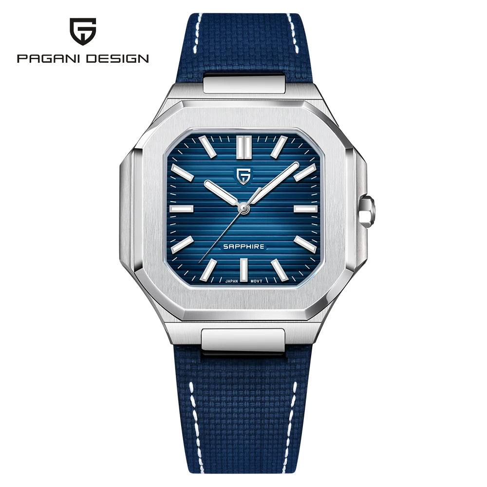 2026 New Men's Watches PAGANI DESIGN Luxury Quartz Watch For Man VH31 Wristwatches Waterproof AR Sapphire Mirror Stainless Steel