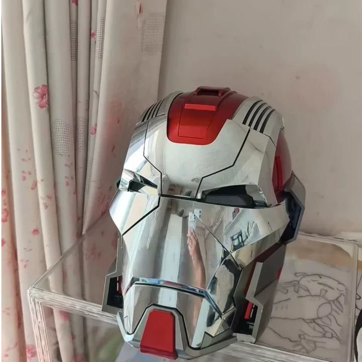 Casco de Iron Man Mk5 Mk50, Usable, con Control Remoto por Voz, Coleccionable para Adultos, Regalo para Fans