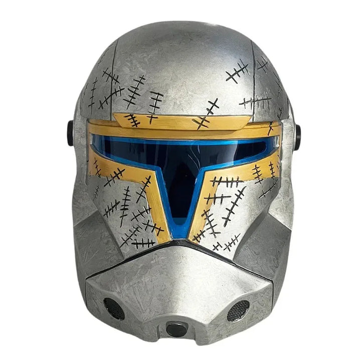 2025 aaa Cosplay SW Commander Helmet Resin Man Halloween Mask Masquerade Carnival Party Props for Adult High Quality